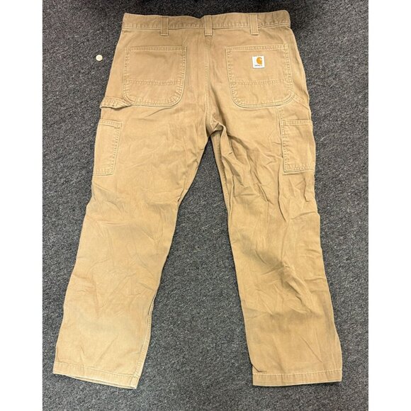 Vintage Carhartt B324 DKH Relaxed Fit Work Pants Men's 36x30 Tan Khaki - Picture 3 of 3